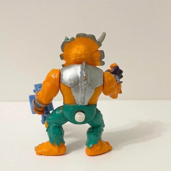 Vintage 1990 TMNT Triceraton Teenage Mutant Ninja  Turtles Figure Incomplete - Picture 3 of 16